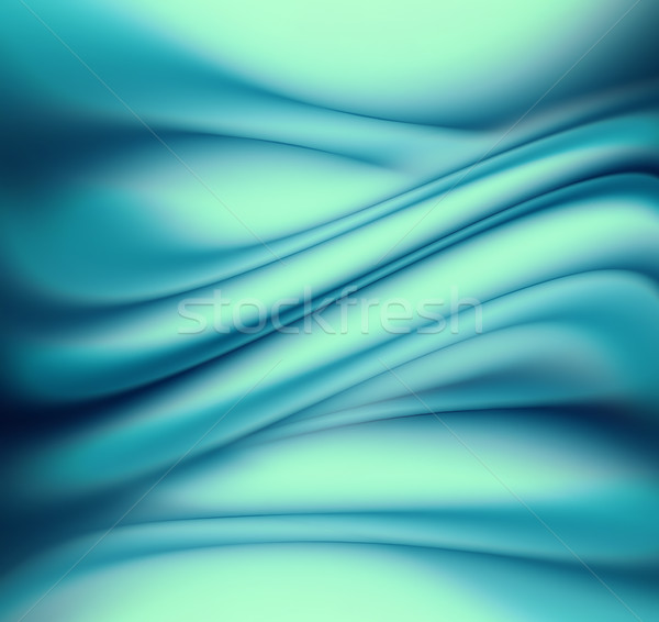 Foto stock: Abstrato · azul · ondulado · linhas · negócio · luz