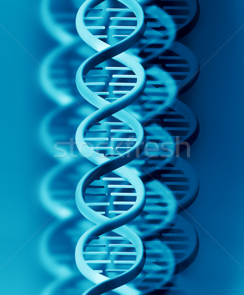DNA soyut mavi doğa tıp bilim Stok fotoğraf © zven0