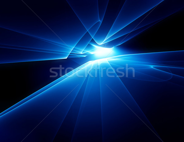 Absztrakt technológia horizont fény terv fekete Stock fotó © zven0