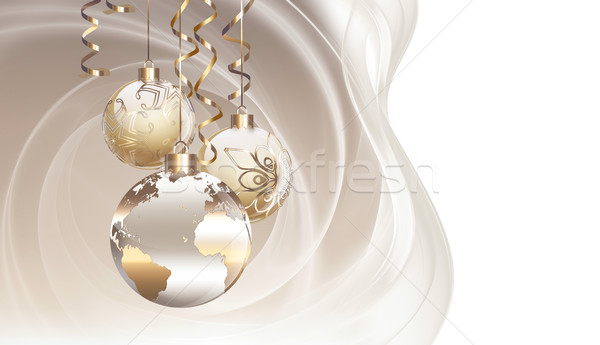 Crăciun fericit lumina proiect lume fundal Imagine de stoc © zven0