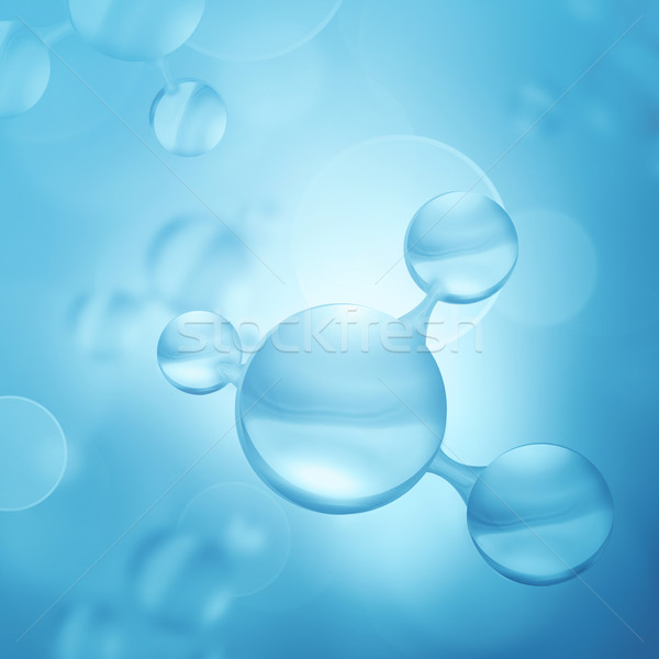 Abstrato ciência moléculas completo tela médico Foto stock © zven0