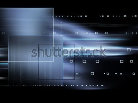 Futurisztikus technológia absztrakt üzlet fény festmény Stock fotó © zven0