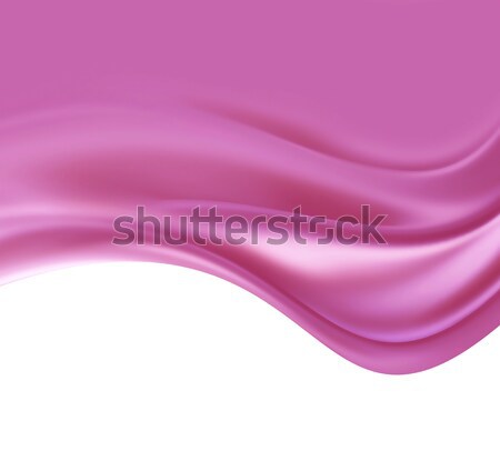 Pembe ipek soyut dalgalar moda dizayn Stok fotoğraf © zven0