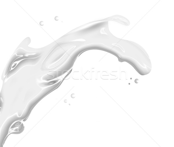 milk splash  Stock photo © zven0