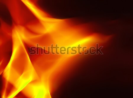 fundo de fogo vetor abstrato, fogo brilhante amarelo laranja