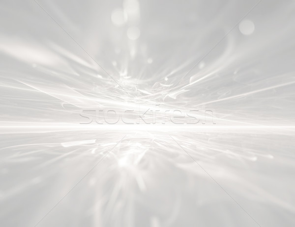 Bianco orizzonte futuristico frattale business abstract Foto d'archivio © zven0