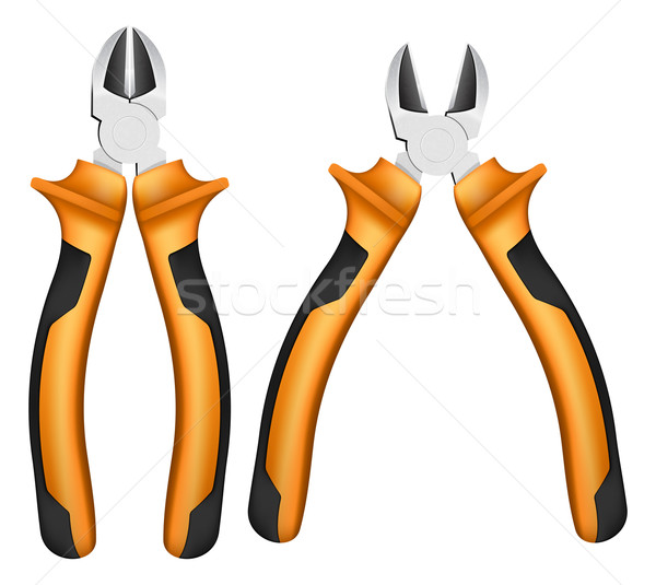 nippers with orange handles Stock photo © zybr78