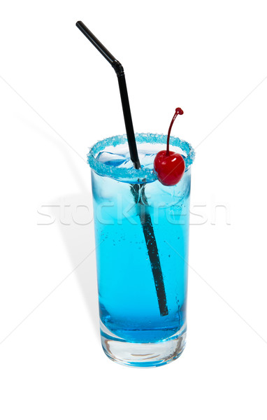cocktail blue lagoon Stock photo © zybr78