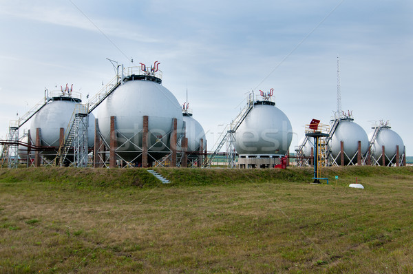 Finito gas industria costruzione tecnologia Foto d'archivio © zybr78
