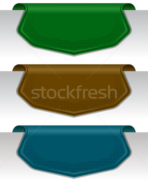 Stockfoto: Stickers · rand · pagina · verschillend · kleur · business